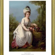 Angelica Kauffman | Portræt af en ung pige - 1780 | Gallery Edition | Indrammet kunsttryk | Klassicisme