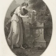 Angelica Kauffman | Shakespeares grav - 1782 | Indrammet kunsttryk | Klassicisme | formida