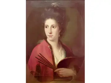 Angelica Kauffman | Angelika Kauffmann - 1788 | Gerahmter Kunstdruck | Klassizismus | formida