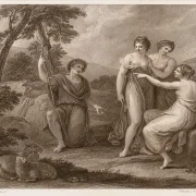 Angelica Kauffman | Selim af Hyrdens Moral - 1788 | Indrammet kunsttryk | Klassicisme | formida