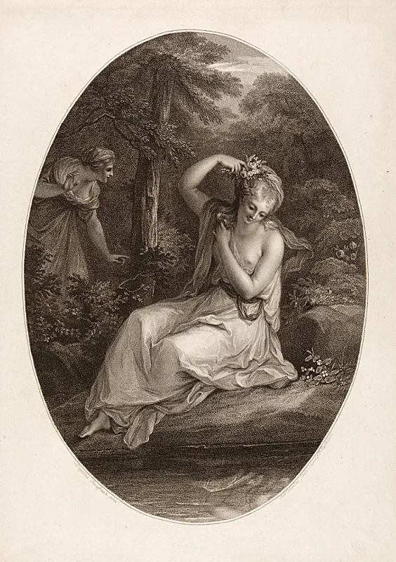 Angelica Kauffman | Sylvia - 1786 | Gerahmter Kunstdruck | Klassizismus | formida