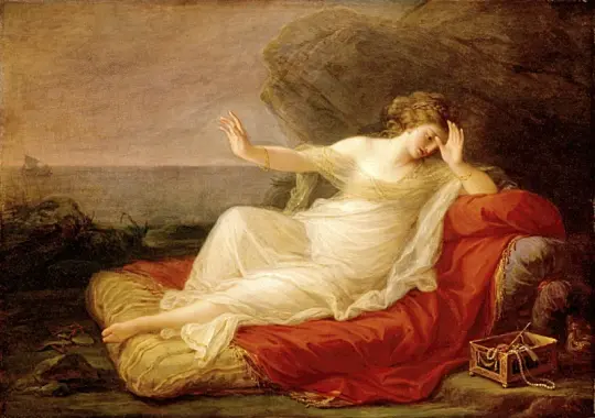 Angelica Kauffman | Ariadne forladt af Theseus - 1774 | Indrammet kunsttryk | Klassicisme | formida