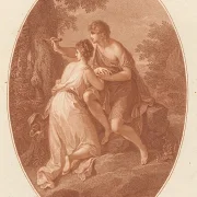 Angelica Kauffman | Paris und Oenone – 1780 | Gerahmter Kunstdruck | Klassizismus | formida