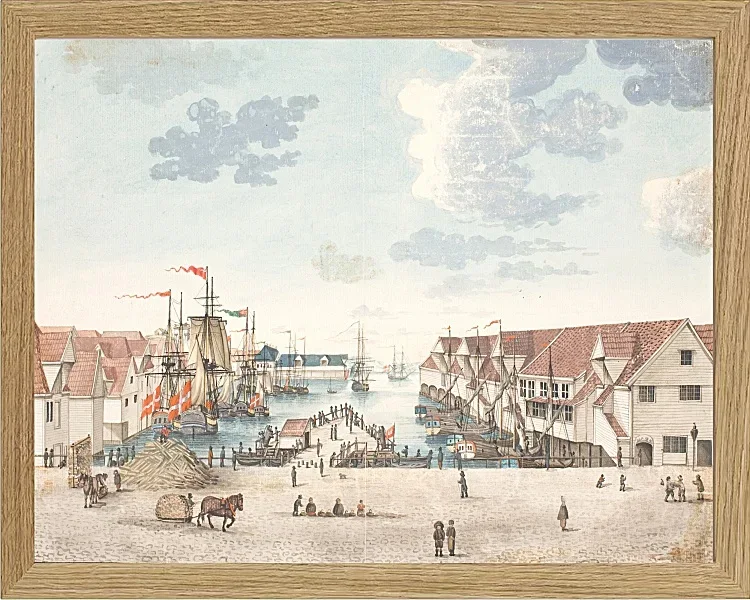 Anleger in Bergen - 1812