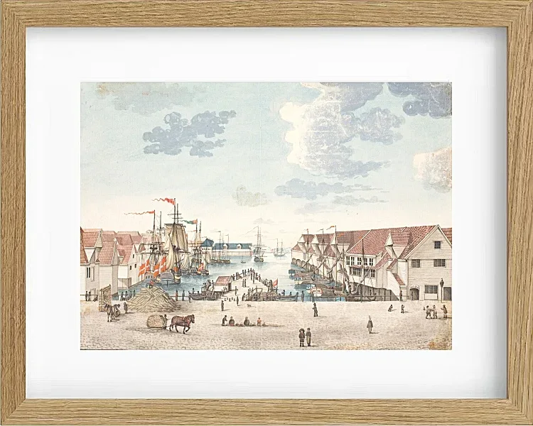 Anleger in Bergen - 1812