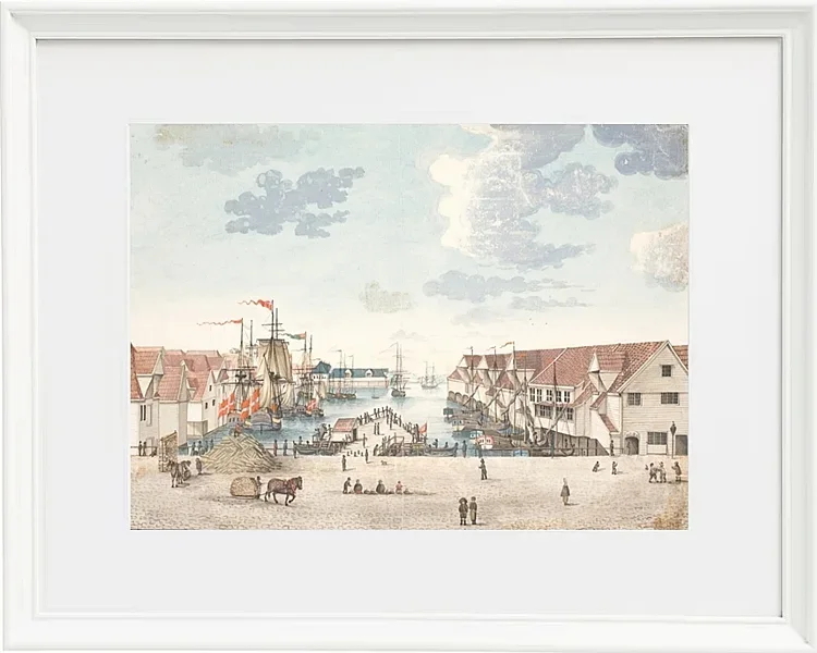 Anleger in Bergen - 1812