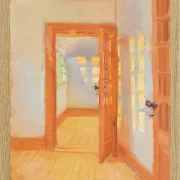 Anna Ancher - Brøndums Nebengebäude 1920 | Giclée Kunstdruck gerahmt