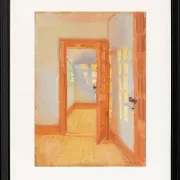 Anna Ancher - Brøndums Nebengebäude 1920 | Giclée Kunstdruck gerahmt