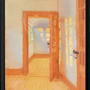 Anna Ancher - Brøndums Nebengebäude 1920 | Giclée Kunstdruck gerahmt