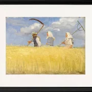 Anna Ancher - Ernter 1905 | Giclée Kunstdruck gerahmt