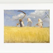 Anna Ancher - Ernter 1905 | Giclée Kunstdruck gerahmt