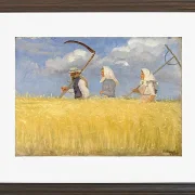 Anna Ancher - Ernter 1905 | Giclée Kunstdruck gerahmt