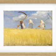Anna Ancher - Ernter 1905 | Giclée Kunstdruck gerahmt