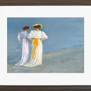 Anna Ancher und Marie Krøyer am Strand von Skagen - 1893