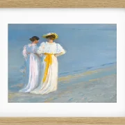 Anna Ancher und Marie Krøyer am Strand von Skagen - 1893