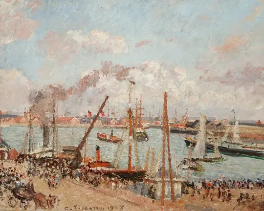 Anse des Pilotes, Nachmittag, sonniges Wetter, Le Havre - 1903