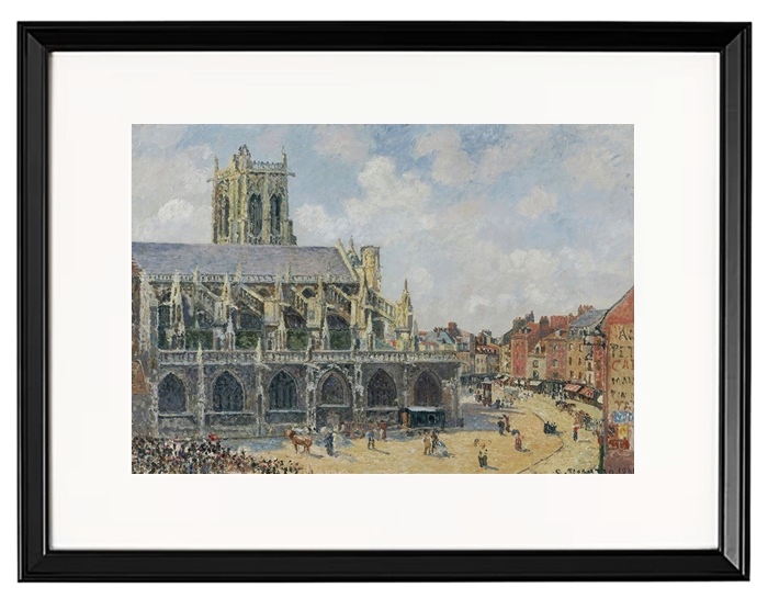 Kirche Saint-Jacques in Dieppe, Morgen, Sonntag – 1901