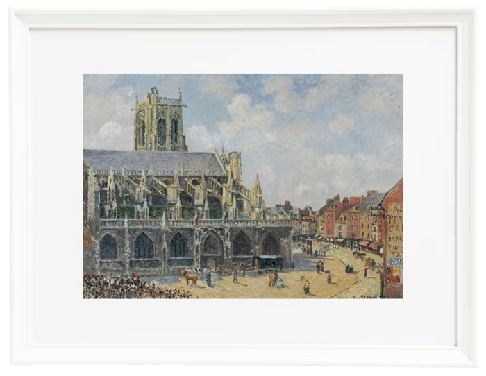 Kirche Saint-Jacques in Dieppe, Morgen, Sonntag – 1901