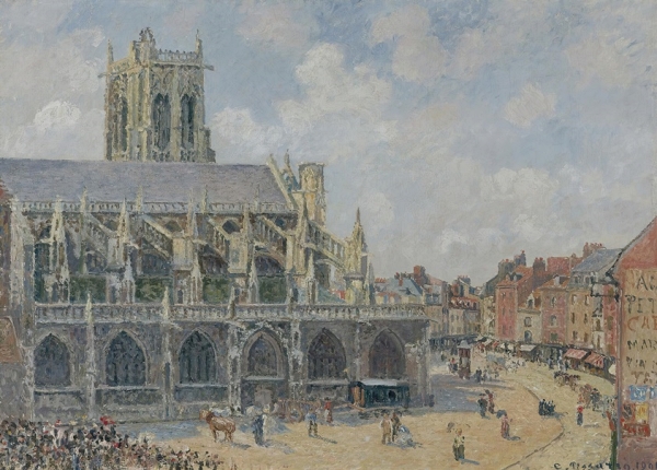 Kirche Saint-Jacques in Dieppe, Morgen, Sonntag – 1901