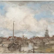 Ansicht einer Stadt - 1847