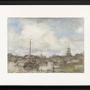 Ansicht einer Stadt - 1847