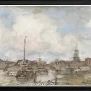Ansicht einer Stadt - 1847