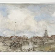 Ansicht einer Stadt - 1847