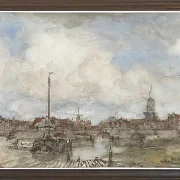 Ansicht einer Stadt - 1847
