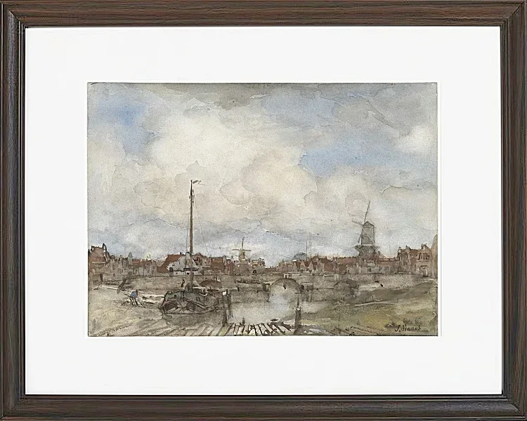 Ansicht einer Stadt - 1847