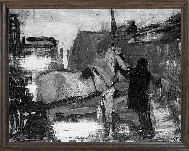 Ansicht in Amsterdam - 1880