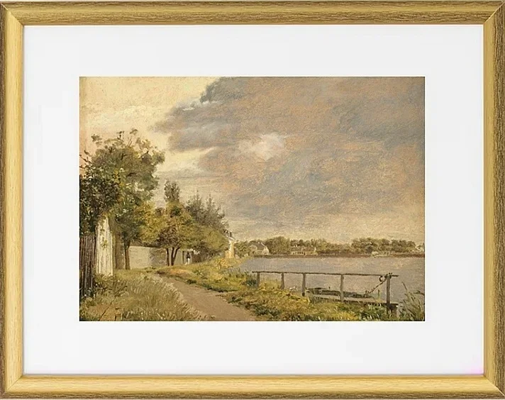 Ansicht von Dosseringen in der Nähe des Vororts Østerbro draußen – 1844