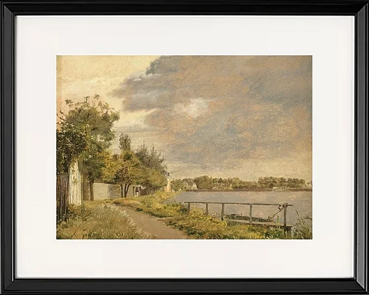 Ansicht von Dosseringen in der Nähe des Vororts Østerbro draußen – 1844