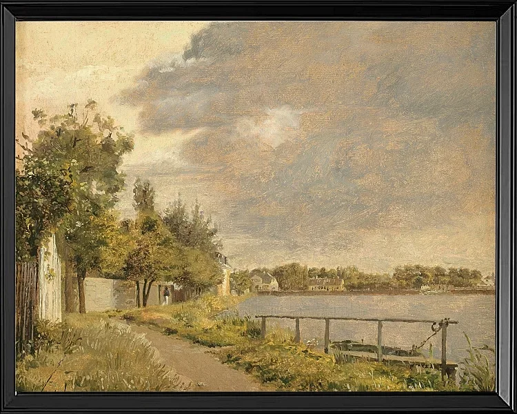 Ansicht von Dosseringen in der Nähe des Vororts Østerbro draußen – 1844