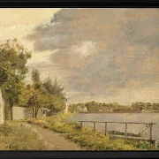 Ansicht von Dosseringen in der Nähe des Vororts Østerbro draußen – 1844