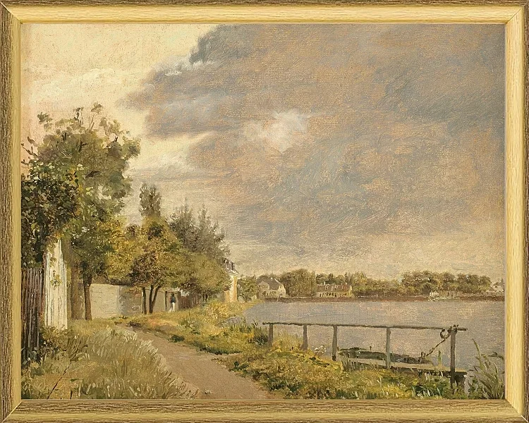 Ansicht von Dosseringen in der Nähe des Vororts Østerbro draußen – 1844