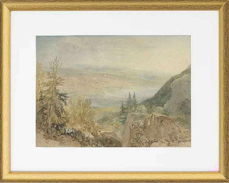 Ansicht von Farnley Hall in Yorkshire - 1808