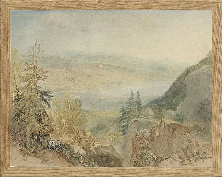 Ansicht von Farnley Hall in Yorkshire - 1808