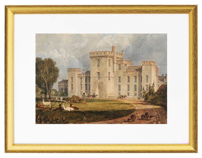 Ansicht von Hampton Court, Hertefordshire - 1806