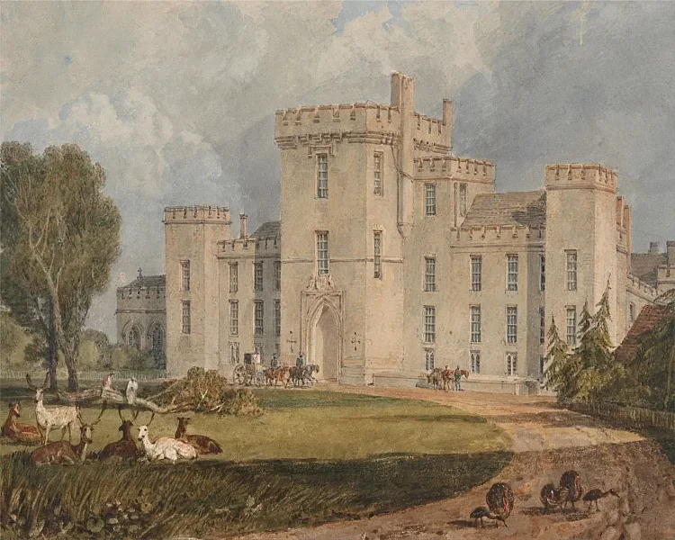Ansicht von Hampton Court, Hertefordshire - 1806