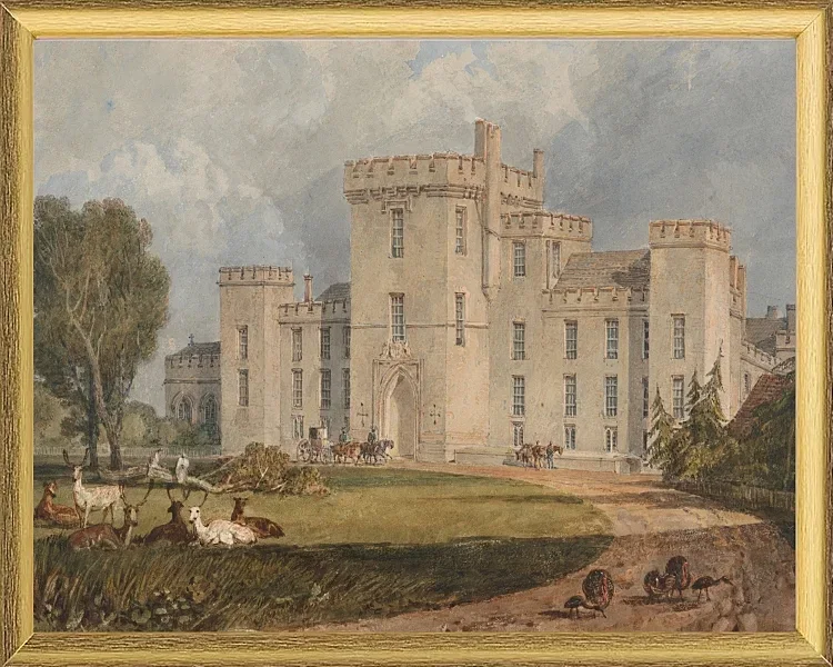 Ansicht von Hampton Court, Hertefordshire - 1806