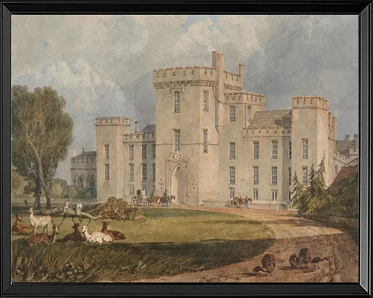 Ansicht von Hampton Court, Hertefordshire - 1806
