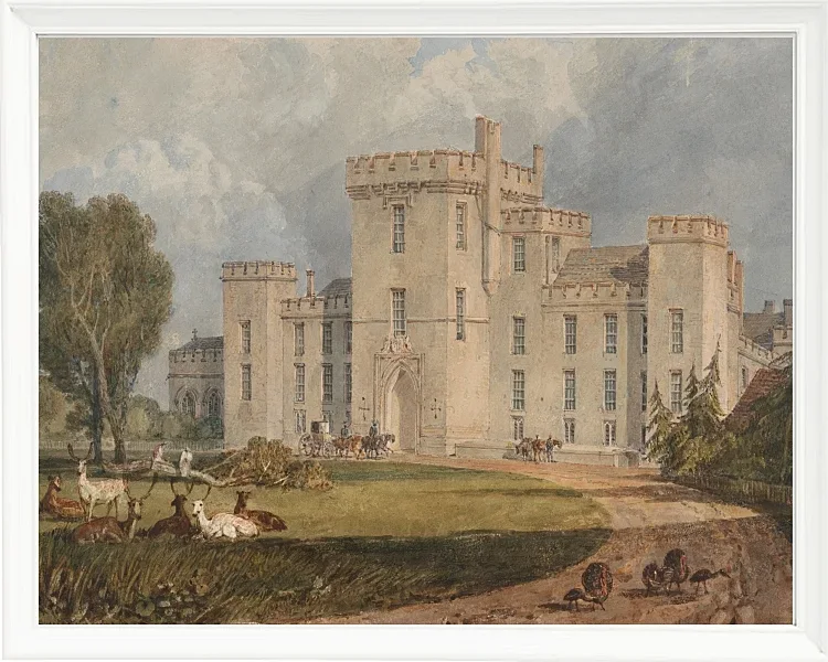 Ansicht von Hampton Court, Hertefordshire - 1806