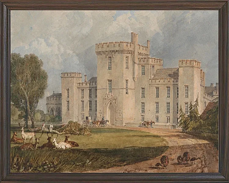 Ansicht von Hampton Court, Hertefordshire - 1806