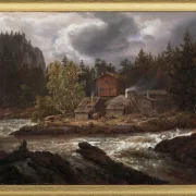Ansicht von Hønefossen - 1847