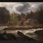 Ansicht von Hønefossen - 1847
