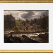 Ansicht von Hønefossen - 1847