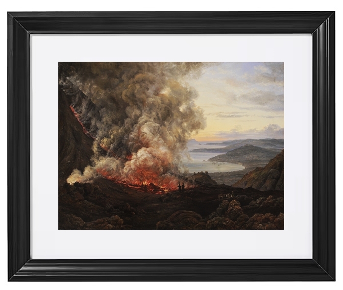 Eruption of the volcano Vesuv - 1821