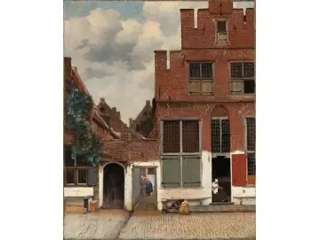 Ansicht von Häusern in Delft - 1658