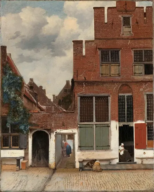 Ansicht von Häusern in Delft - 1658