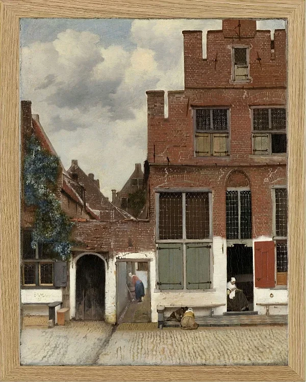 Ansicht von Häusern in Delft - 1658
